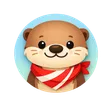 Cute flat cartoon deer face avatar icon with friendly expression for casino review section